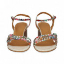 Sandalia 3 Hebillas Print Multicolor  AUDLEY