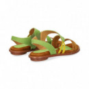 Sandalia Onda ante Multi Verde  AUDLEY