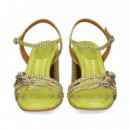 Sandalia 3 Hebillas Print Verde  AUDLEY