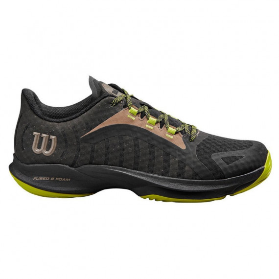 Zapatillas Wilson Hurakn Pro Black Lime  WILSON PADEL