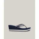 Hilfiger Wedge Beach Sandal Space Blue  TOMMY HILFIGER