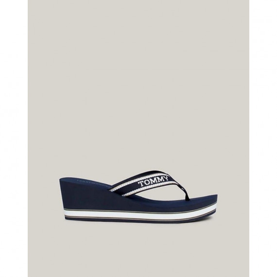 Hilfiger Wedge Beach Sandal Space Blue  TOMMY HILFIGER