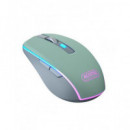 ACCETEL Raton Inalambrico BLUETOOTH PCM223G Verde Azulado