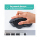 ACCETEL Raton Inalambrico Ergonomico PCM206 Negro