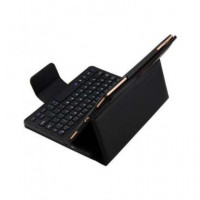 Funda Teclado Ipad 9.7"/AIR 1/2 Libro Negra con Sujecion para Lapiz  LALO