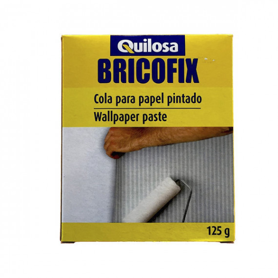 Bricofix Papel Pintado Cola para Papel Pintado 125 Gramos  QUILOSA
