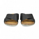 Pala Cruzada Piel Negro  ZOURI