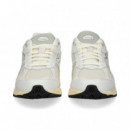 Deportivo Malla+piel Blanco+gris  NEW BALANCE