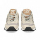 Deportivo Piel Gris  NEW BALANCE