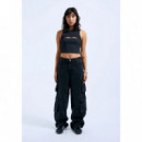 DR DENIM camisetas mujer Top Dr. Denim Ainslee Off Black