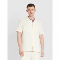 Camisas Camisa FARAH Astro Ecru