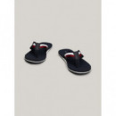 Chanclas con Logo del Monotipo y Cinta de TOMMY HILFIGER
