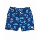 Bañador Franklin & Marshall Azul marino Palmera