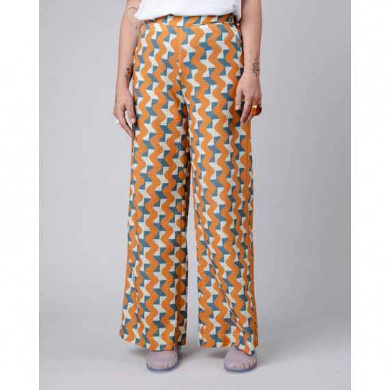 Pantalones BRAVA FABRICS Big Tiles Ochre
