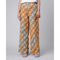 Pantalones BRAVA FABRICS Big Tiles Ochre