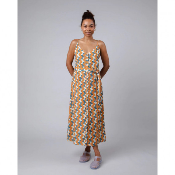 Vestidos Vestido BRAVA FABRICS Big Tiles Ochre