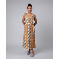 Vestidos Vestido BRAVA FABRICS Big Tiles Ochre