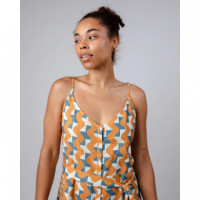 Vestidos Vestido BRAVA FABRICS Big Tiles Ochre