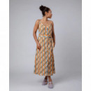 Vestidos Vestido BRAVA FABRICS Big Tiles Ochre