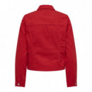 Chaquetas Mujer Chaqueta ONLY Tia Flame Scarlet