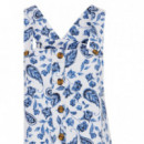 Vestidos Vestido ICHI Ziggi Baleine Blue