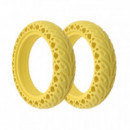 Rueda Maciza Perforada Colores  VARIAS