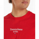 Tjm Slim  Tj  85 Entry Tee Ext Deep Crim  TOMMY JEANS