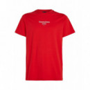 Tjm Slim  Tj  85 Entry Tee Ext Deep Crim  TOMMY JEANS