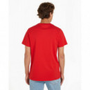 Tjm Slim  Tj  85 Entry Tee Ext Deep Crim  TOMMY JEANS