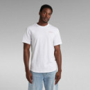 G-STAR RAW DENIM Camisetas Hombre Camiseta G-star Black Graphic Lash White