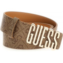 Noelle Not Adjt Pant Belt H35 Latte Logo  GUESS