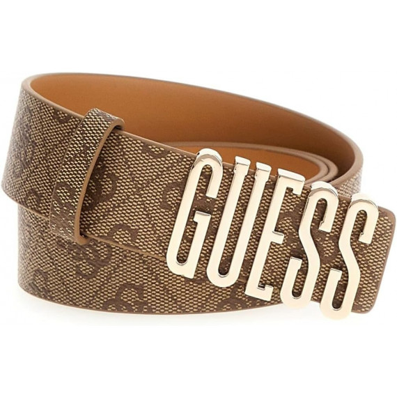 Noelle Not Adjt Pant Belt H35 Latte Logo  GUESS