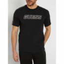 Arlo Cn T-shirt Jet Black A996  GUESS