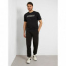 Arlo Cn T-shirt Jet Black A996  GUESS