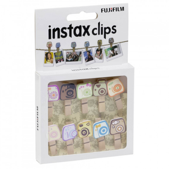 FUJIFILM Clips para Instax Forma Camara Pack 10 Unidades