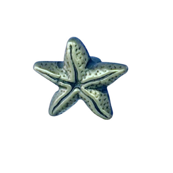 Pomo Estrella de Mar Aluminio Envejecido