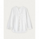 Blusas y Camisas Camisa YERSE Algodón Lino Beige