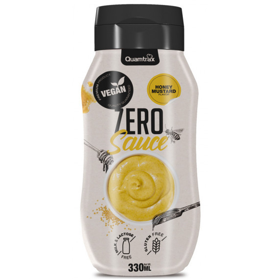 Salsa Mostaza Miel Zero Quamtrax - 330 Ml