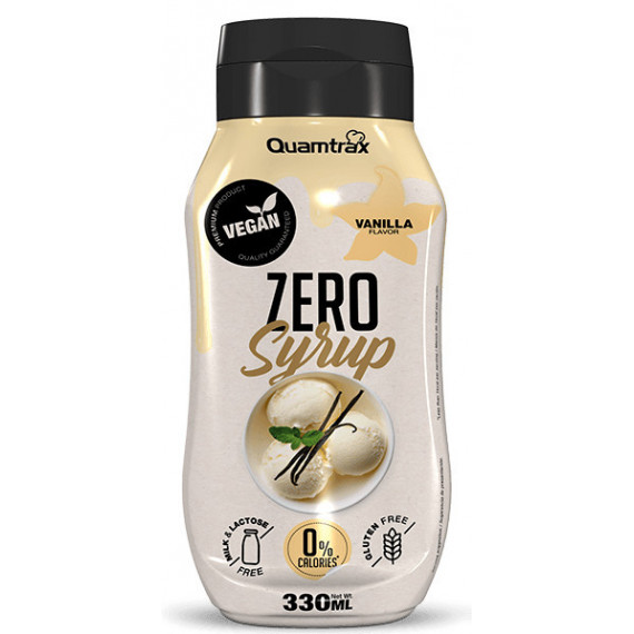 Sirope Vainilla Zero QUAMTRAX - 330 Ml