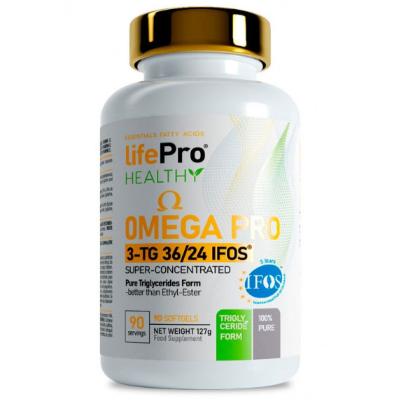 Omega 3 Pro Ifos TG36/24 LIFE PRO - 90 Softgels