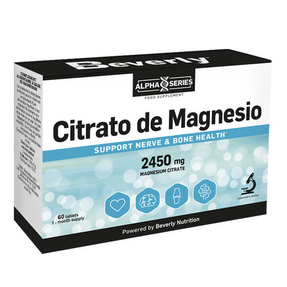 Citrato de Magnesio 2450 Mg BEVERLY - 60 Tabs