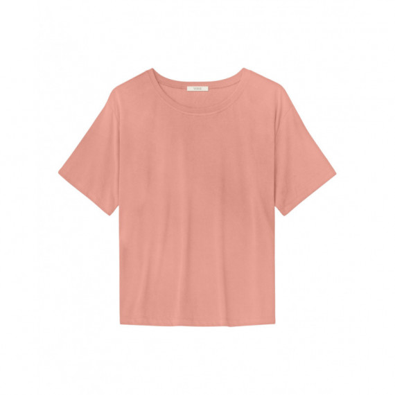 Camisetas Mujer Camiseta YERSE Lorena Cuadrada Salmón