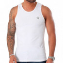 Camiseta de Tirantes Caleb Hero Tank Optic White  GUESS