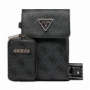 Bolsito GUESS Latona Mini Gris Oscuro