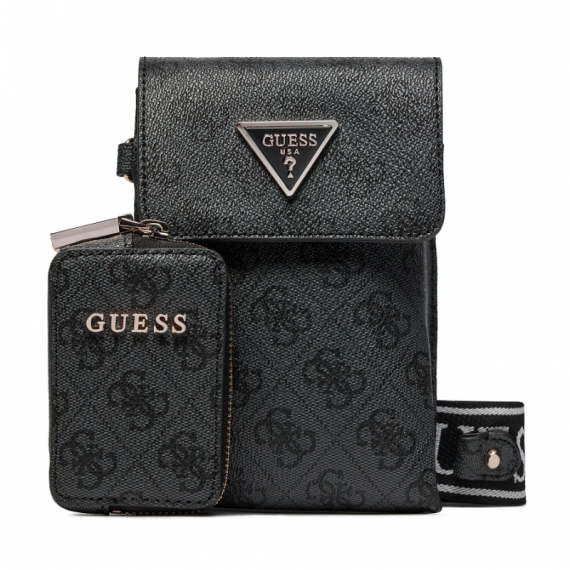Bolsito GUESS Latona Mini Gris Oscuro