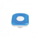 Pomo Metacrilato Azul Blanco  29 Mm 653AZ
