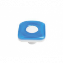 Pomo Metacrilato Azul Blanco  29 Mm 653AZ