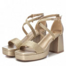 XTI Sandalias Oro 142339-ORO