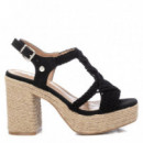 XTI Sandalias Negras 142839-NEGRO