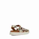 GEOX Sandalias Xand Oro D35PAB 000CF-C2012